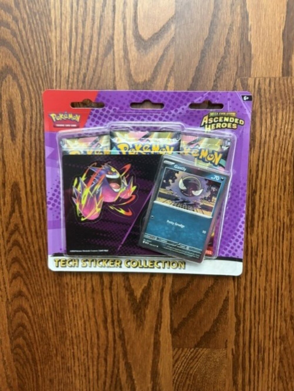 Pokemon TCG: Mega Evolution Ascended Heroes Tech Sticker Collection Gastly